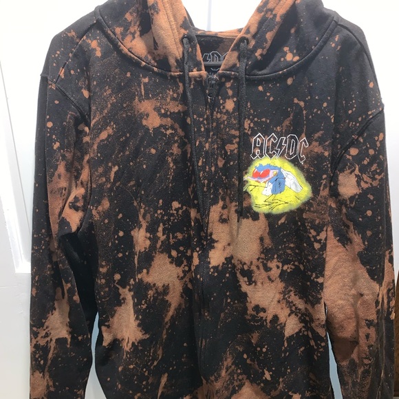 🖤ACDC Original Merch Zip-Up Hoodie🖤 - Picture 2 of 3